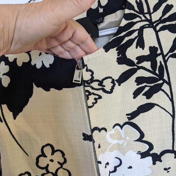 RAW SILK | LONG BLAZER | Asian Inspired |12 | Carlisle | Floral Print | NWOT - Picture 2 of 10